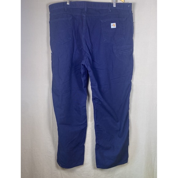 Carhartt Work Pants Flame Resistant CAT 2 2112 Mens 48x34(32)* Loose Fit Utility - Picture 1 of 8